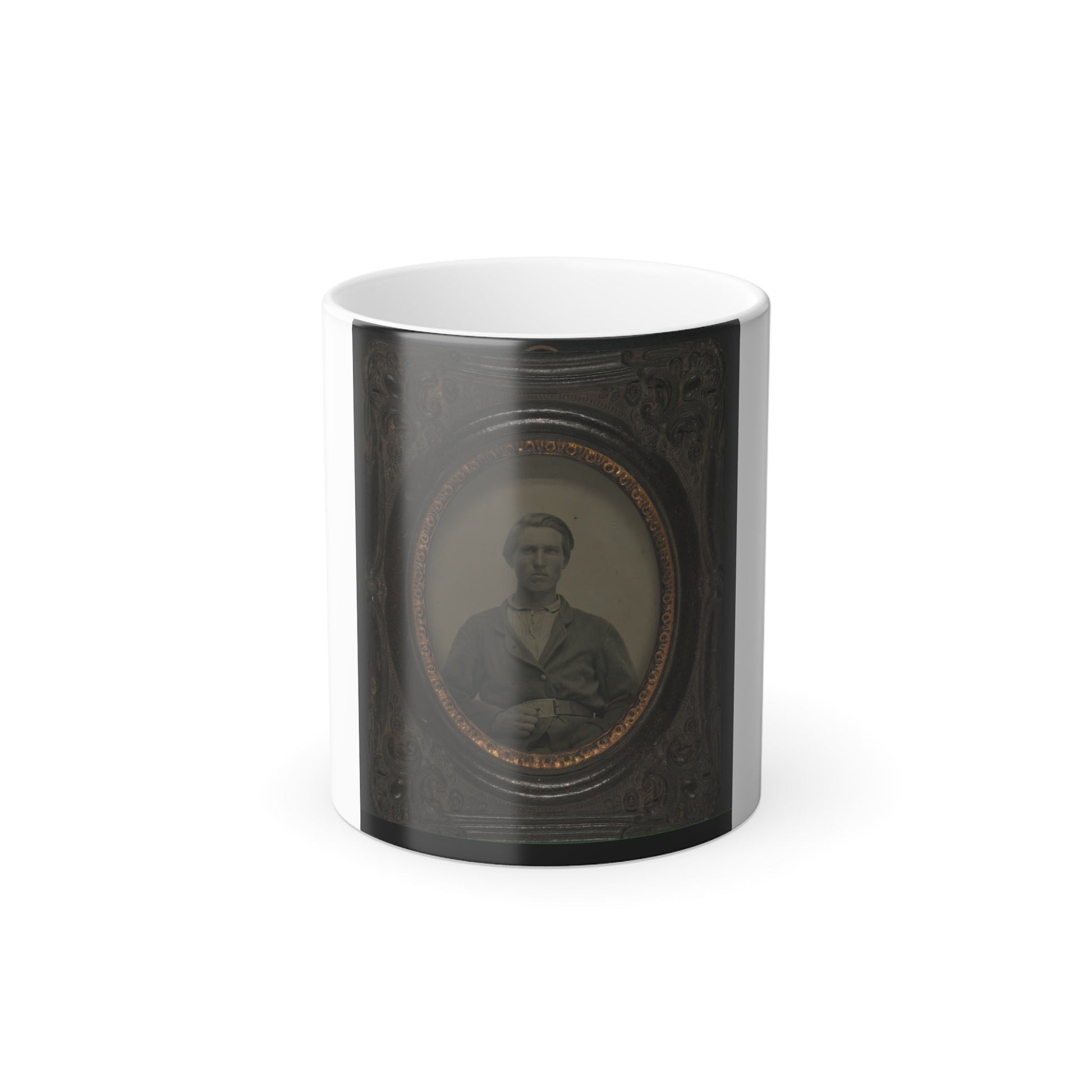 Unidentified Soldier in Union Sack Coat(3) (U.S. Civil War) Color Morphing Mug 11oz-11oz-The Sticker Space