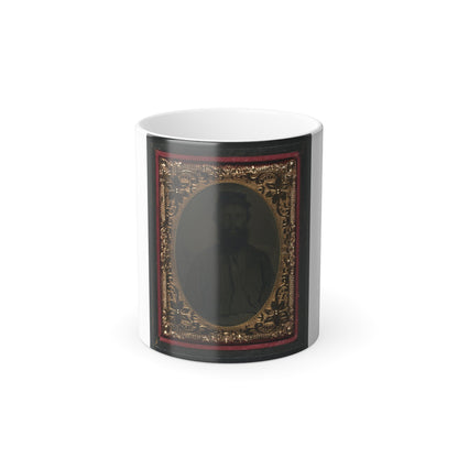 Unidentified Soldier in Union Uniform and Forage Cap 001(2) (U.S. Civil War) Color Morphing Mug 11oz-11oz-The Sticker Space