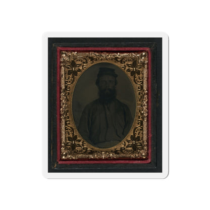 Unidentified Soldier In Union Uniform And Forage Cap 001(2) (U.S. Civil War) Refrigerator Magnet-6 × 6"-The Sticker Space