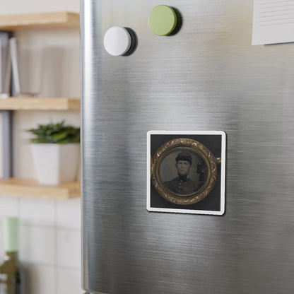 Unidentified Soldier In Union Uniform And Forage Cap In Pendant (U.S. Civil War) Refrigerator Magnet-The Sticker Space