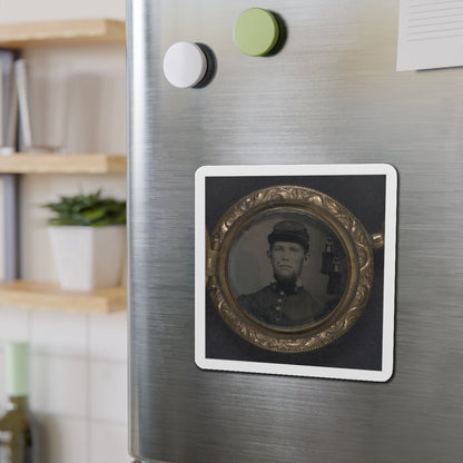 Unidentified Soldier In Union Uniform And Forage Cap In Pendant (U.S. Civil War) Refrigerator Magnet-The Sticker Space