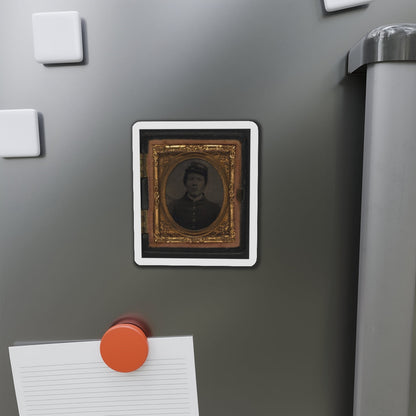 Unidentified Soldier In Union Uniform And Forage Cap(5) (U.S. Civil War) Refrigerator Magnet-The Sticker Space