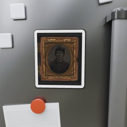 Unidentified Soldier In Union Uniform And Forage Cap(5) (U.S. Civil War) Refrigerator Magnet-The Sticker Space