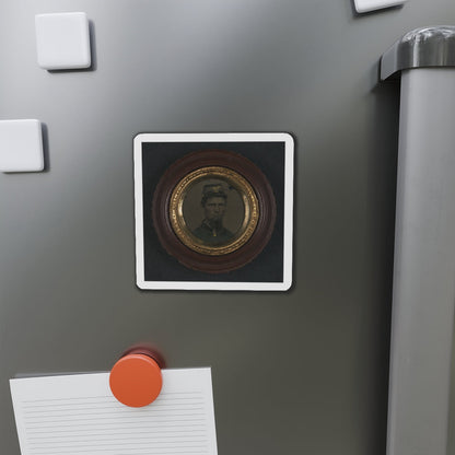 Unidentified Soldier In Union Uniform And Infantry Forage Cap (U.S. Civil War) Refrigerator Magnet-The Sticker Space