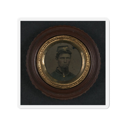 Unidentified Soldier In Union Uniform And Infantry Forage Cap (U.S. Civil War) Refrigerator Magnet-3" x 3"-The Sticker Space