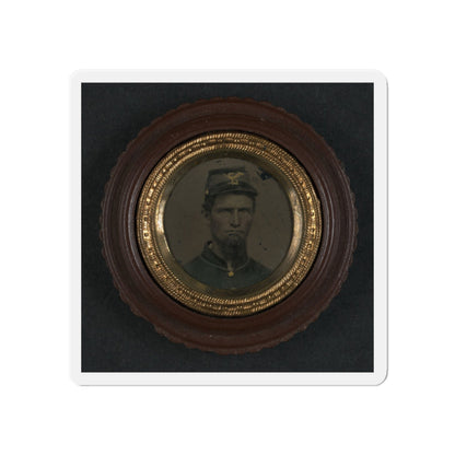 Unidentified Soldier In Union Uniform And Infantry Forage Cap (U.S. Civil War) Refrigerator Magnet-6 × 6"-The Sticker Space