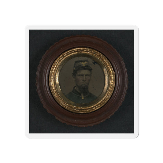 Unidentified Soldier In Union Uniform And Infantry Forage Cap (U.S. Civil War) Refrigerator Magnet-6 × 6"-The Sticker Space