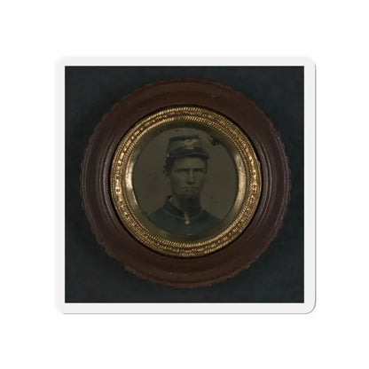 Unidentified Soldier In Union Uniform And Infantry Forage Cap (U.S. Civil War) Refrigerator Magnet 5 Inch Die-Cut - The Sticker Space