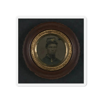 Unidentified Soldier In Union Uniform And Infantry Forage Cap (U.S. Civil War) Refrigerator Magnet 6 Inch Die-Cut - The Sticker Space