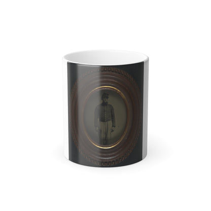 Unidentified Soldier in Union Uniform and Kepi (U.S. Civil War) Color Morphing Mug 11oz-11oz-The Sticker Space