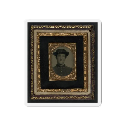 Unidentified Soldier In Union Uniform And Officer Hat Cords (U.S. Civil War) Refrigerator Magnet 6 Inch Die-Cut - The Sticker Space