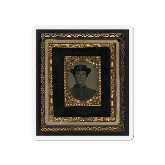 Unidentified Soldier In Union Uniform And Officer Hat Cords (U.S. Civil War) Refrigerator Magnet 6 Inch Die-Cut - The Sticker Space