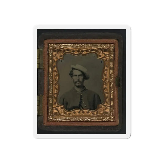 Unidentified Soldier In Union Uniform And Slouch Hat 001 (U.S. Civil War) Refrigerator Magnet 6 Inch Die-Cut - The Sticker Space