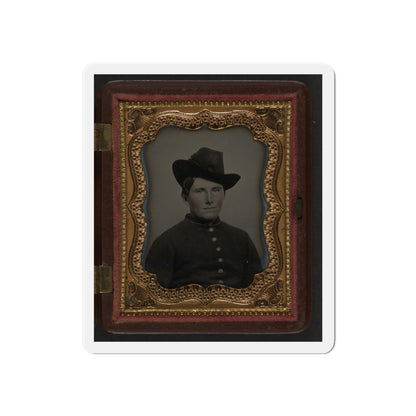 Unidentified Soldier In Union Uniform And Slouch Hat 002 (U.S. Civil War) Refrigerator Magnet-6 × 6"-The Sticker Space