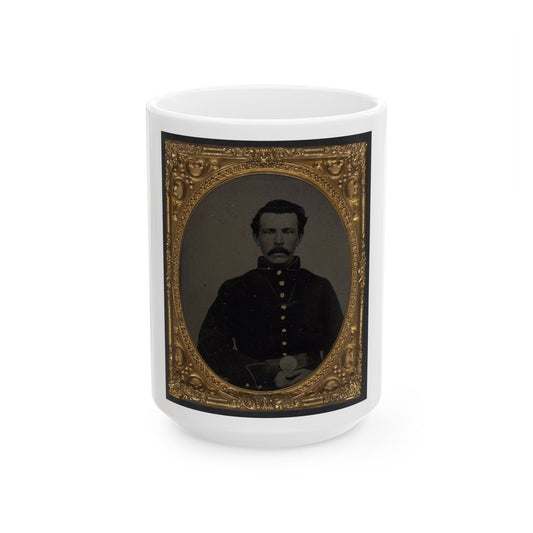 Unidentified Soldier In Union Uniform (U.S. Civil War) White Coffee Mug-15oz-The Sticker Space