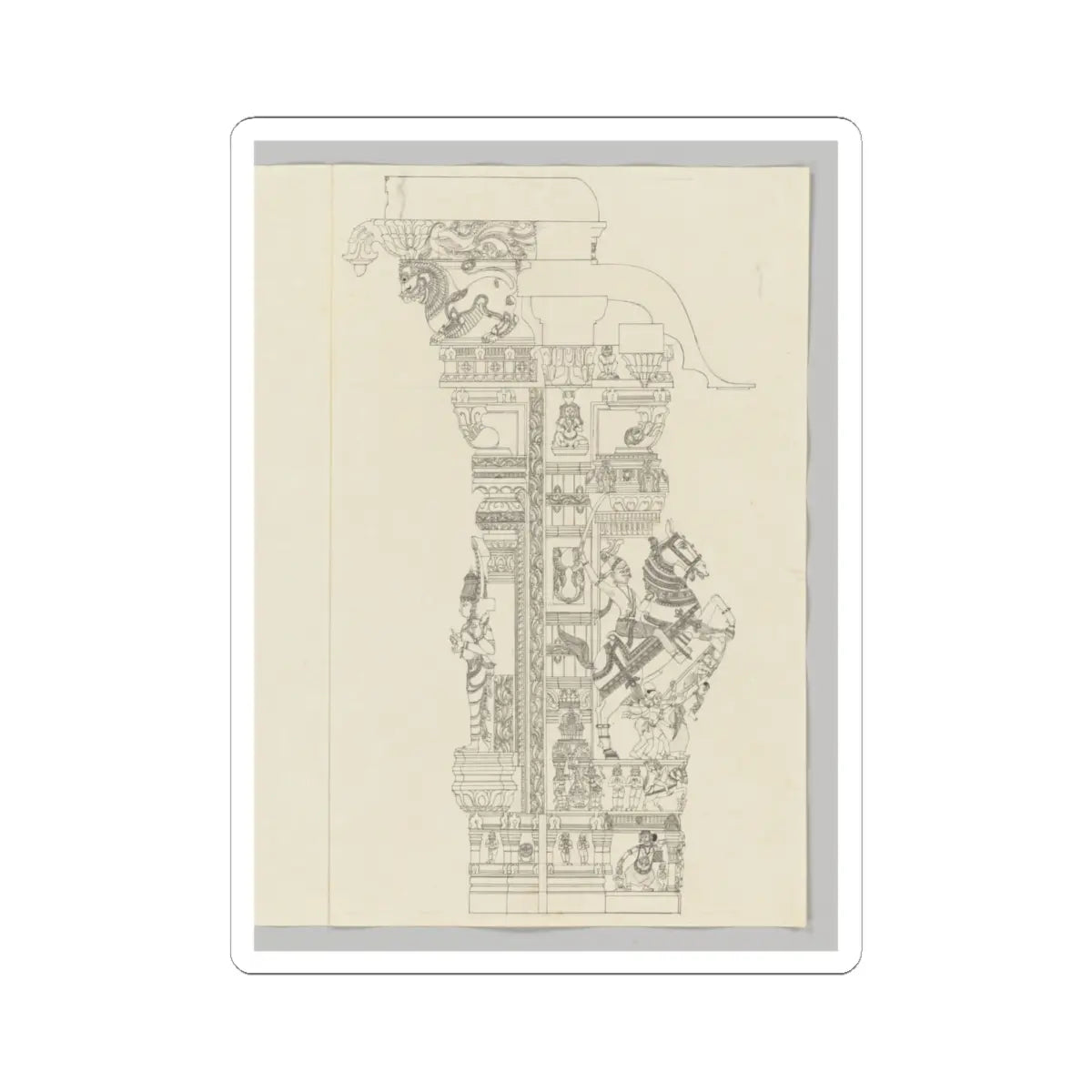 Unidentified - Subramanya - ca. 1800 - STICKER Vinyl Kiss-Cut Decal