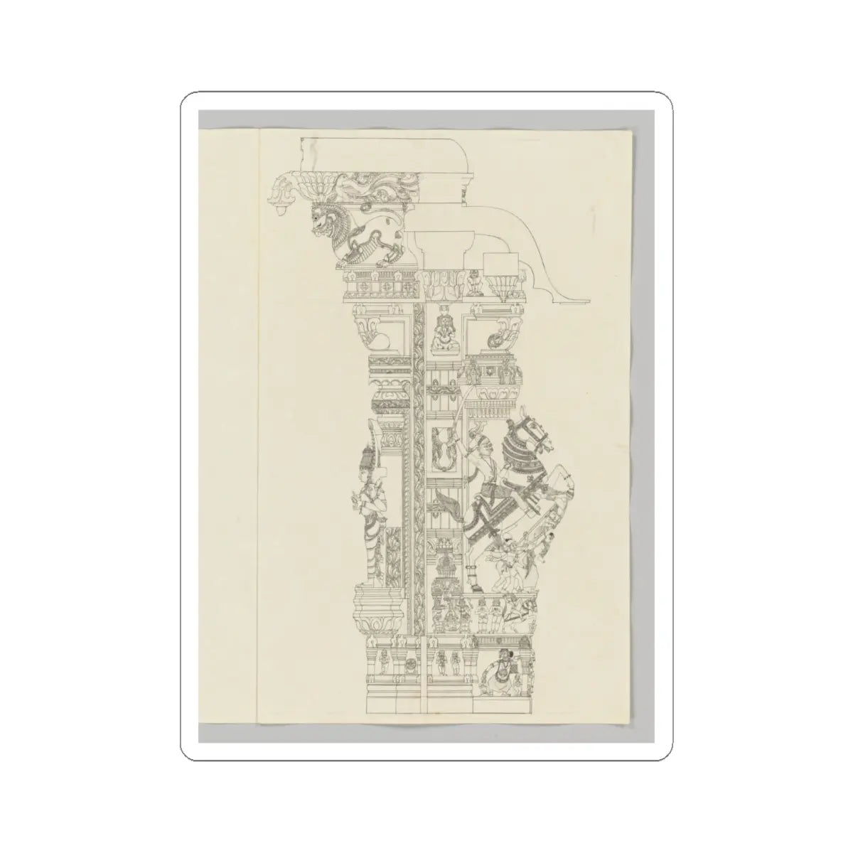 Unidentified - Subramanya - ca. 1800 - STICKER Vinyl Kiss-Cut Decal