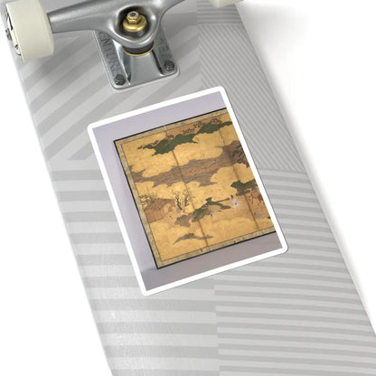 Unidentified - Sugawara no Michizane Being Exiled to Dazaifu - early 17th century v4 - STICKER Vinyl Kiss-Cut Decal