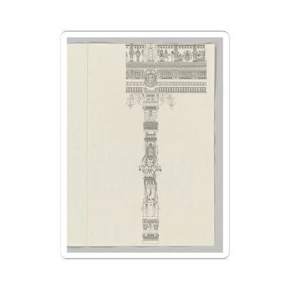 Unidentified - Sundareshvara teaching a bird a mantra - ca. 1800 - STICKER Vinyl Kiss-Cut Decal