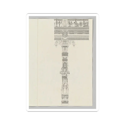 Unidentified - Sundareshvara teaching a bird a mantra - ca. 1800 - STICKER Vinyl Kiss-Cut Decal