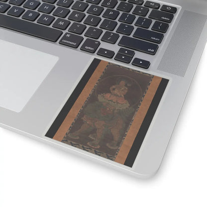 Unidentified - The Bodhisattva Monju (Manjushri) with Five Topknots - 14th century v1 - STICKER Vinyl Kiss-Cut Decal