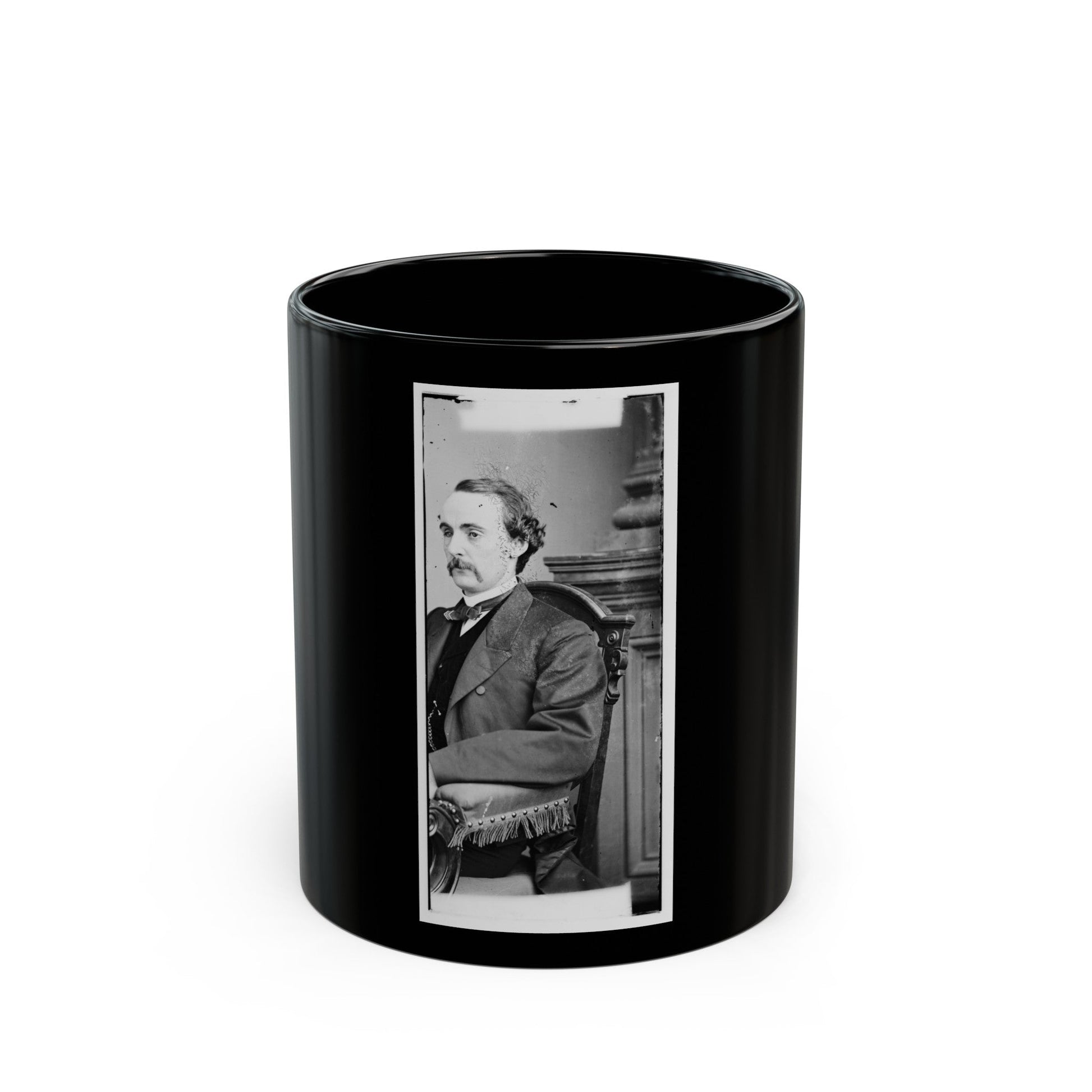 Unidentified (U.S. Civil War) Black Coffee Mug-11oz-The Sticker Space