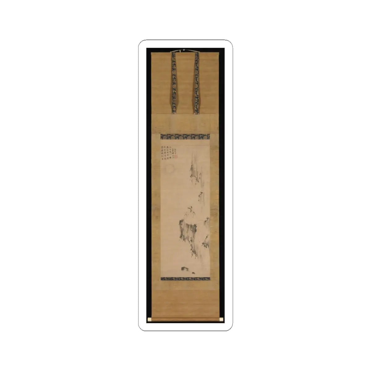 Unidentified - White-Robed Guanyin - late 14th century v2 - STICKER Vinyl Kiss-Cut Decal