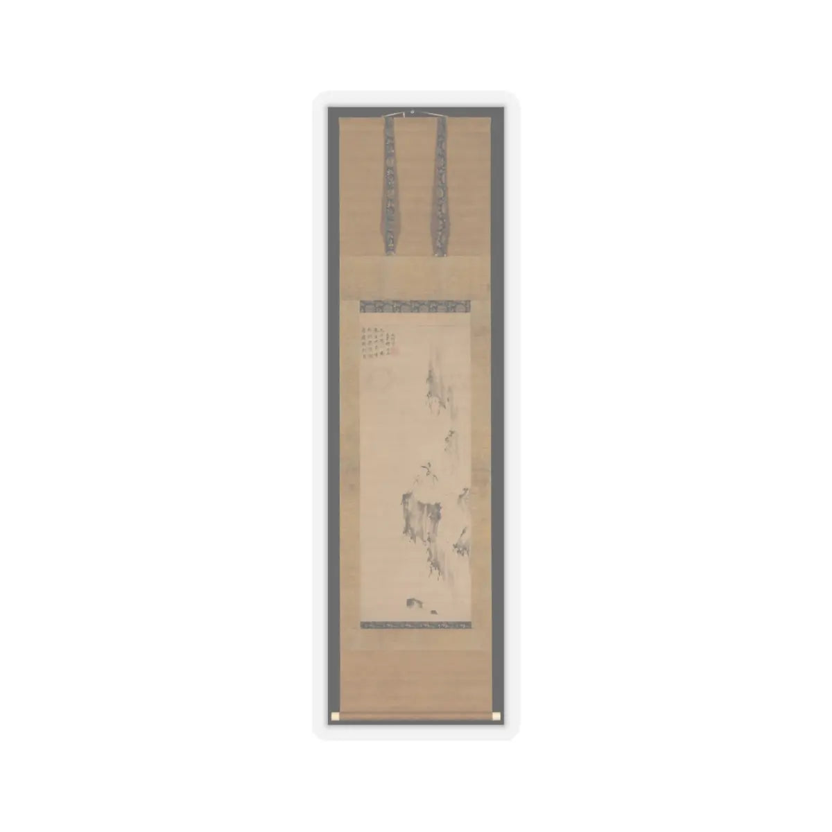 Unidentified - White-Robed Guanyin - late 14th century v2 - STICKER Vinyl Kiss-Cut Decal