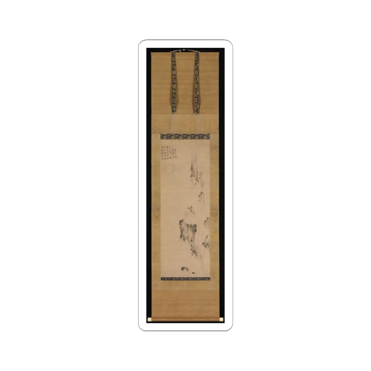 Unidentified - White-Robed Guanyin - late 14th century v2 - STICKER Vinyl Kiss-Cut Decal