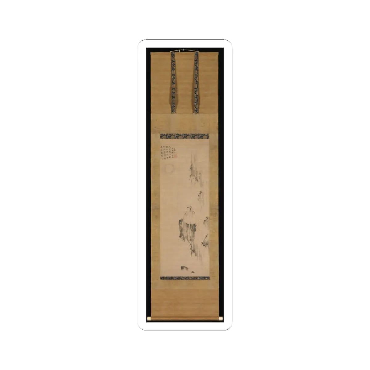 Unidentified - White-Robed Guanyin - late 14th century v2 - STICKER Vinyl Kiss-Cut Decal