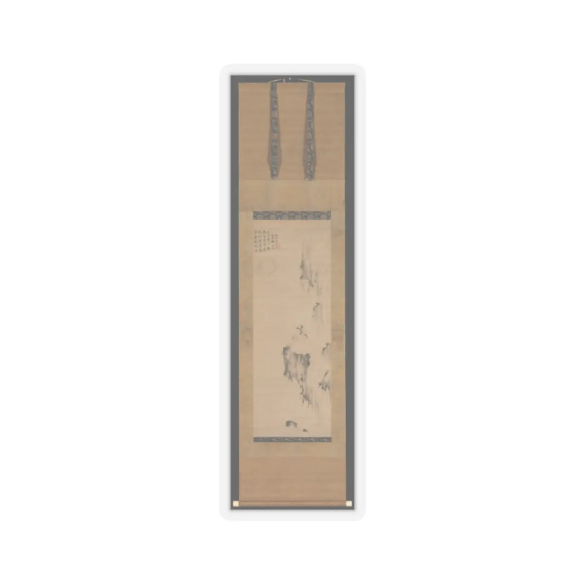 Unidentified - White-Robed Guanyin - late 14th century v2 - STICKER Vinyl Kiss-Cut Decal