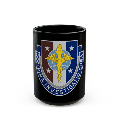 Uniformed Services University of the Health Sciences 2 (U.S. Army) Black Coffee Mug-15oz-The Sticker Space