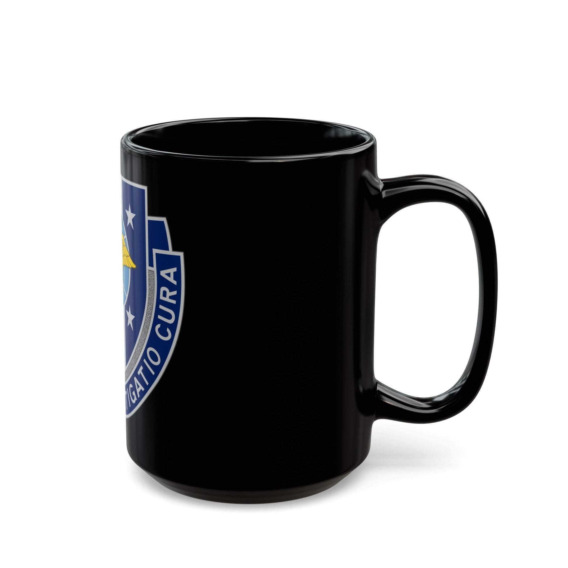 Uniformed Services University of the Health Sciences 2 (U.S. Army) Black Coffee Mug-The Sticker Space