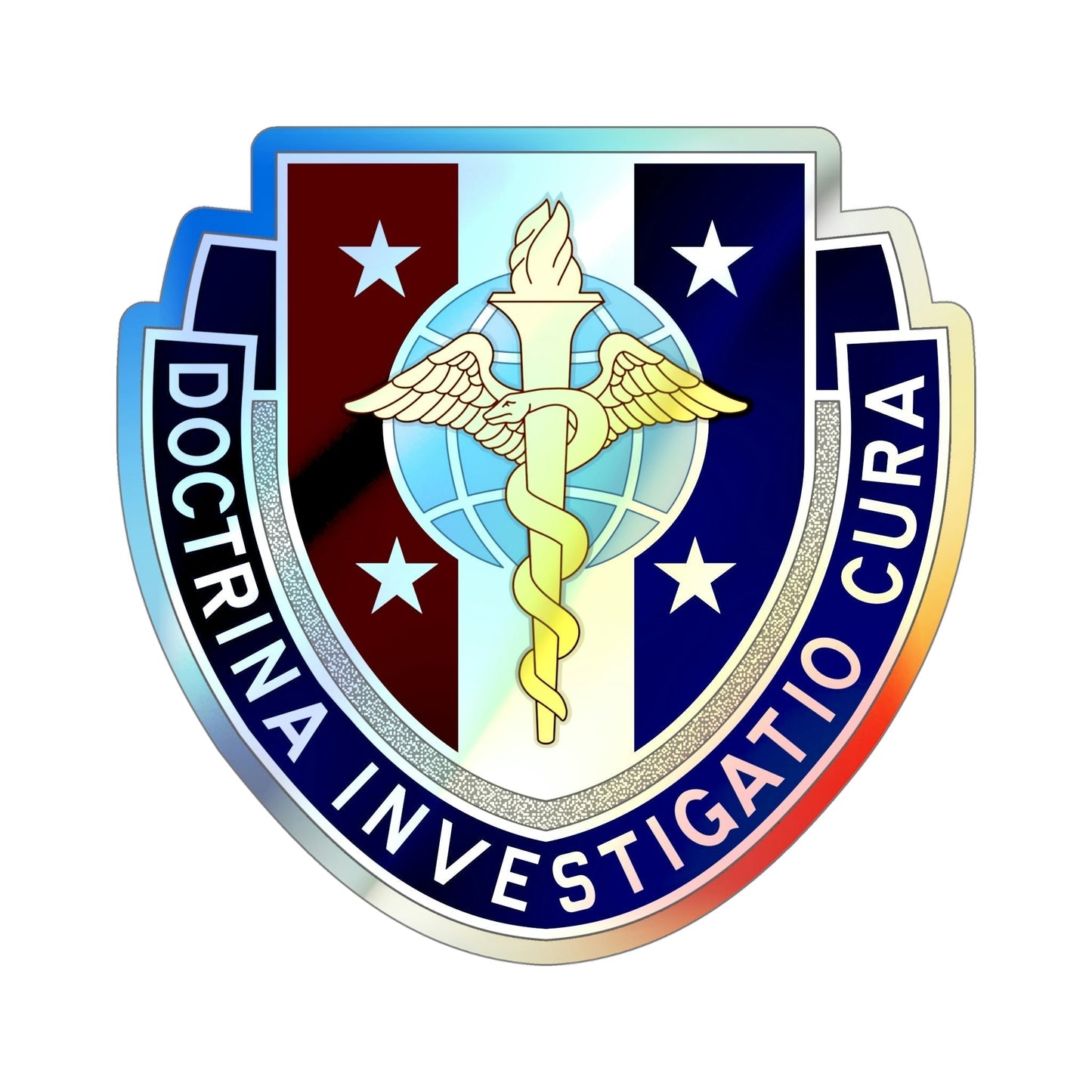 Uniformed Services University of the Health Sciences 2 (U.S. Army) Holographic STICKER Die-Cut Vinyl Decal-6 Inch-The Sticker Space