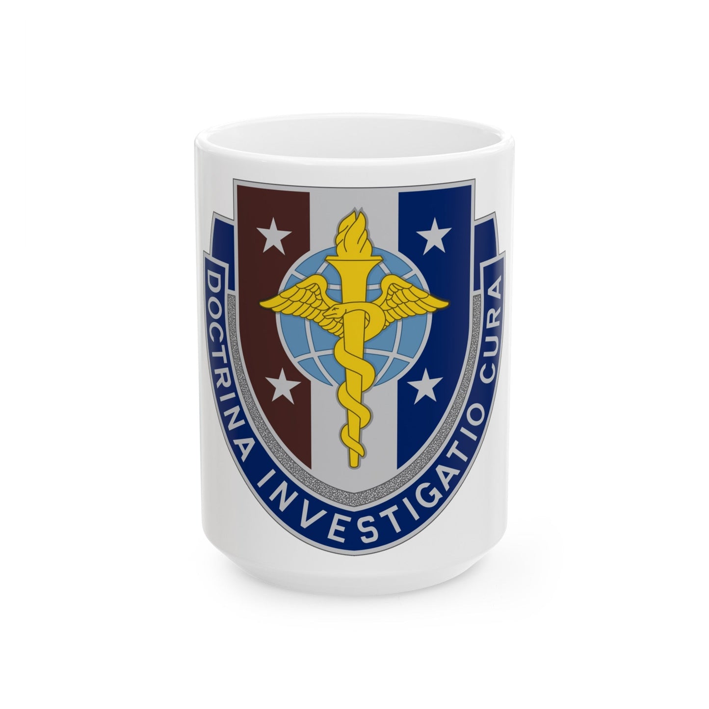 Uniformed Services University of the Health Sciences 2 (U.S. Army) White Coffee Mug-15oz-The Sticker Space