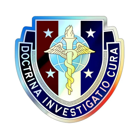 Uniformed Services University of the Health Sciences 2 (U.S. Army) Holographic STICKER Die-Cut Vinyl Decal 6 Inch Holographic - The Sticker Space