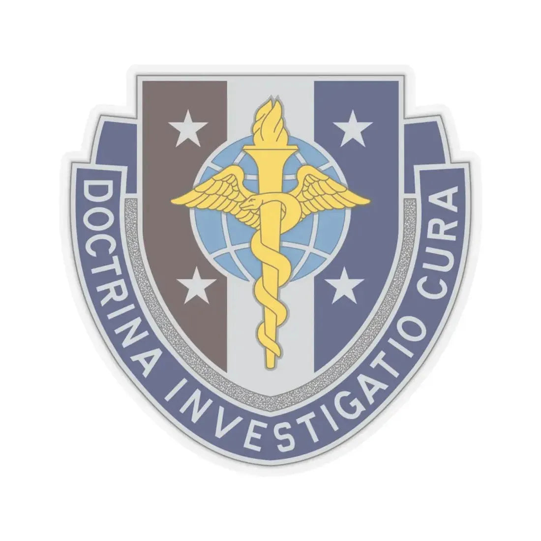 Uniformed Services University of the Health Sciences 2 (U.S. Army) STICKER Vinyl Kiss-Cut Decal 4 Inch Transparent - The Sticker Space