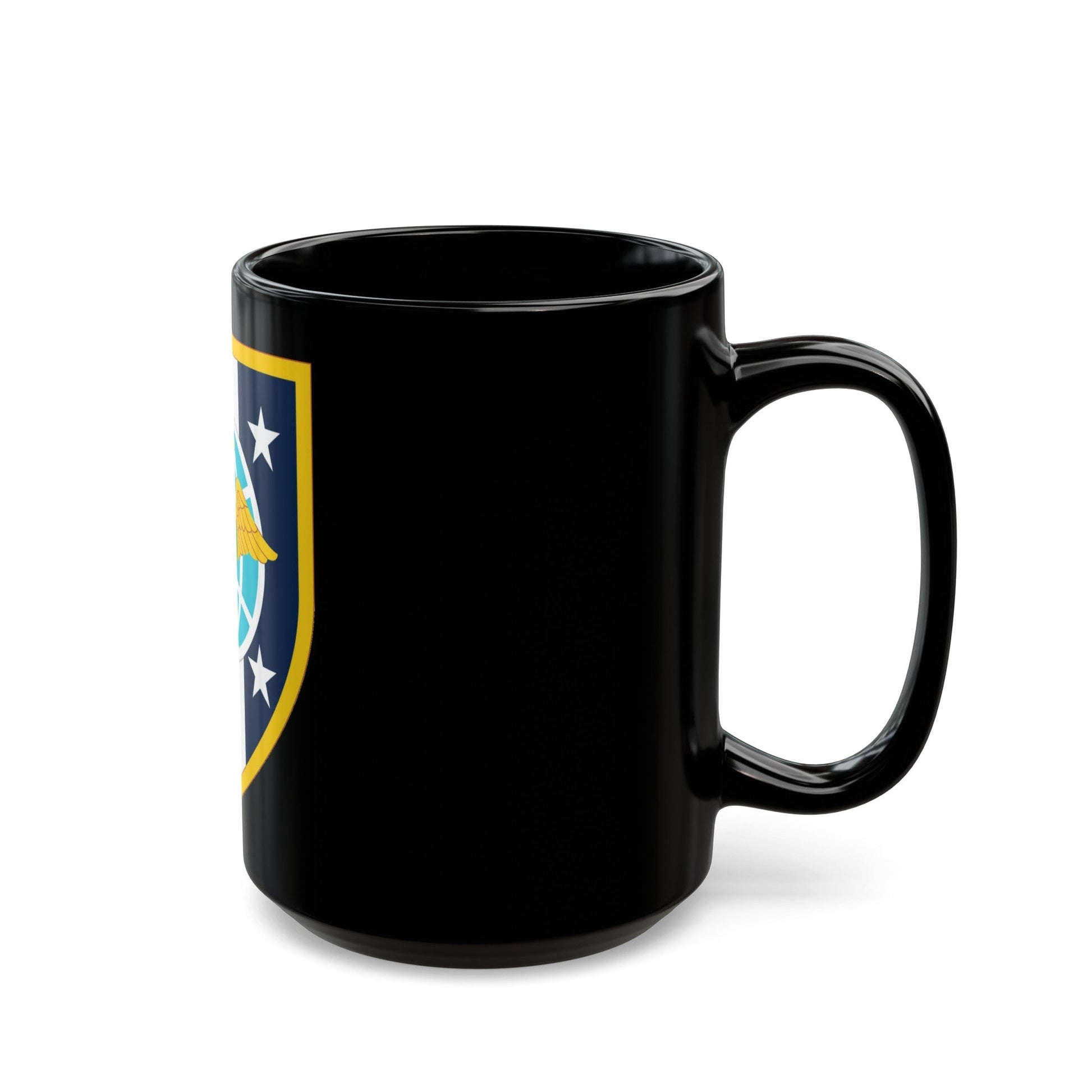 Uniformed Services University of the Health Sciences (U.S. Army) Black Coffee Mug-The Sticker Space