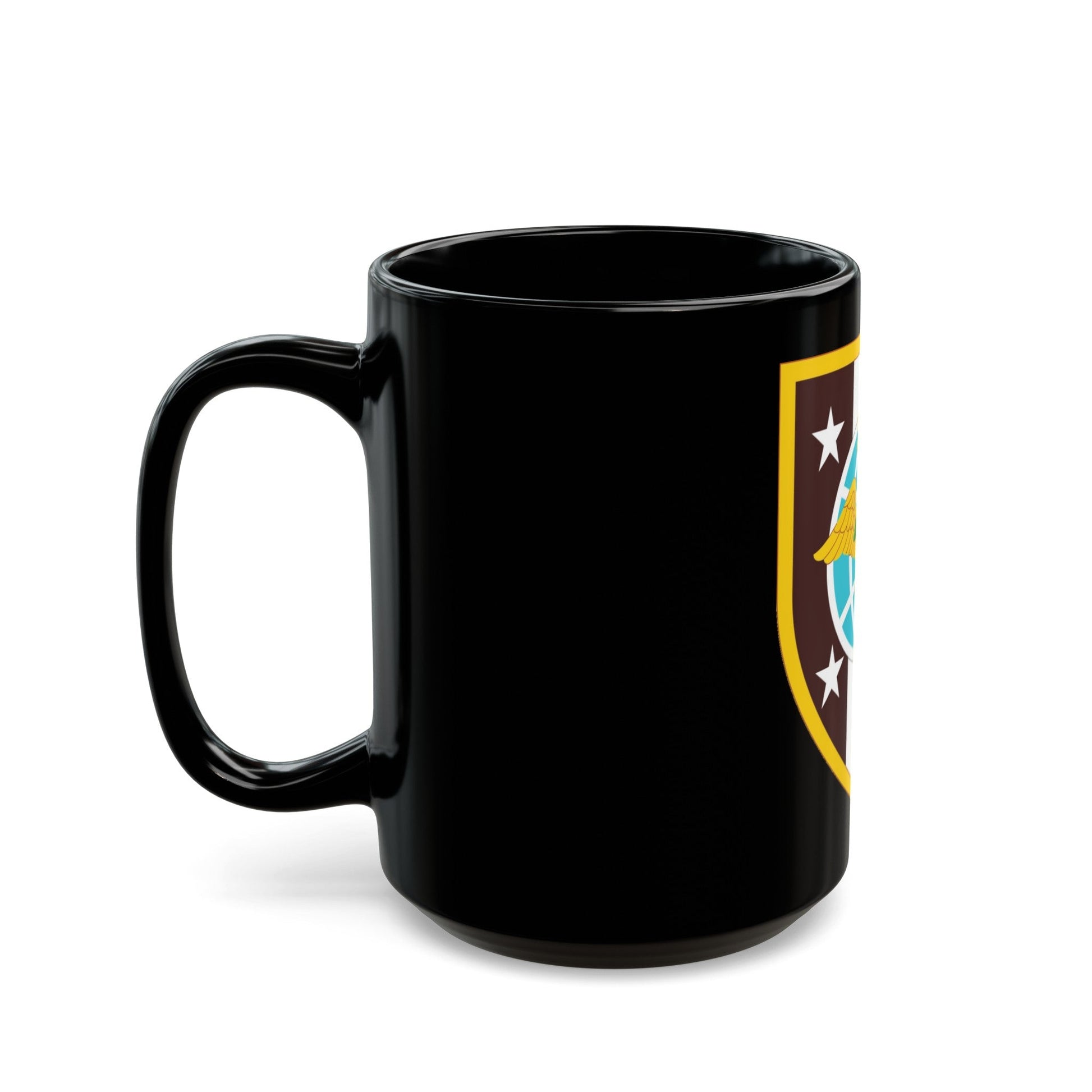 Uniformed Services University of the Health Sciences (U.S. Army) Black Coffee Mug-The Sticker Space