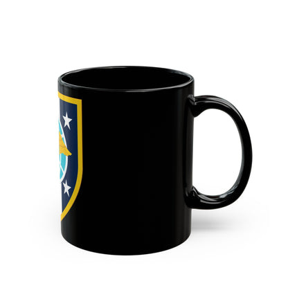 Uniformed Services University of the Health Sciences (U.S. Army) Black Coffee Mug-The Sticker Space