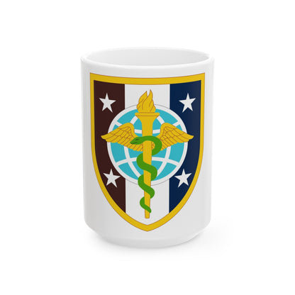 Uniformed Services University of the Health Sciences (U.S. Army) White Coffee Mug-15oz-The Sticker Space