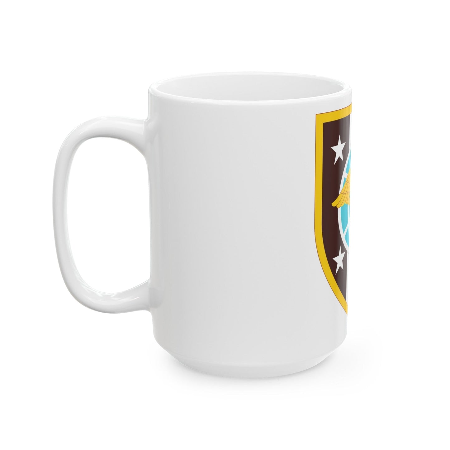 Uniformed Services University of the Health Sciences (U.S. Army) White Coffee Mug-The Sticker Space