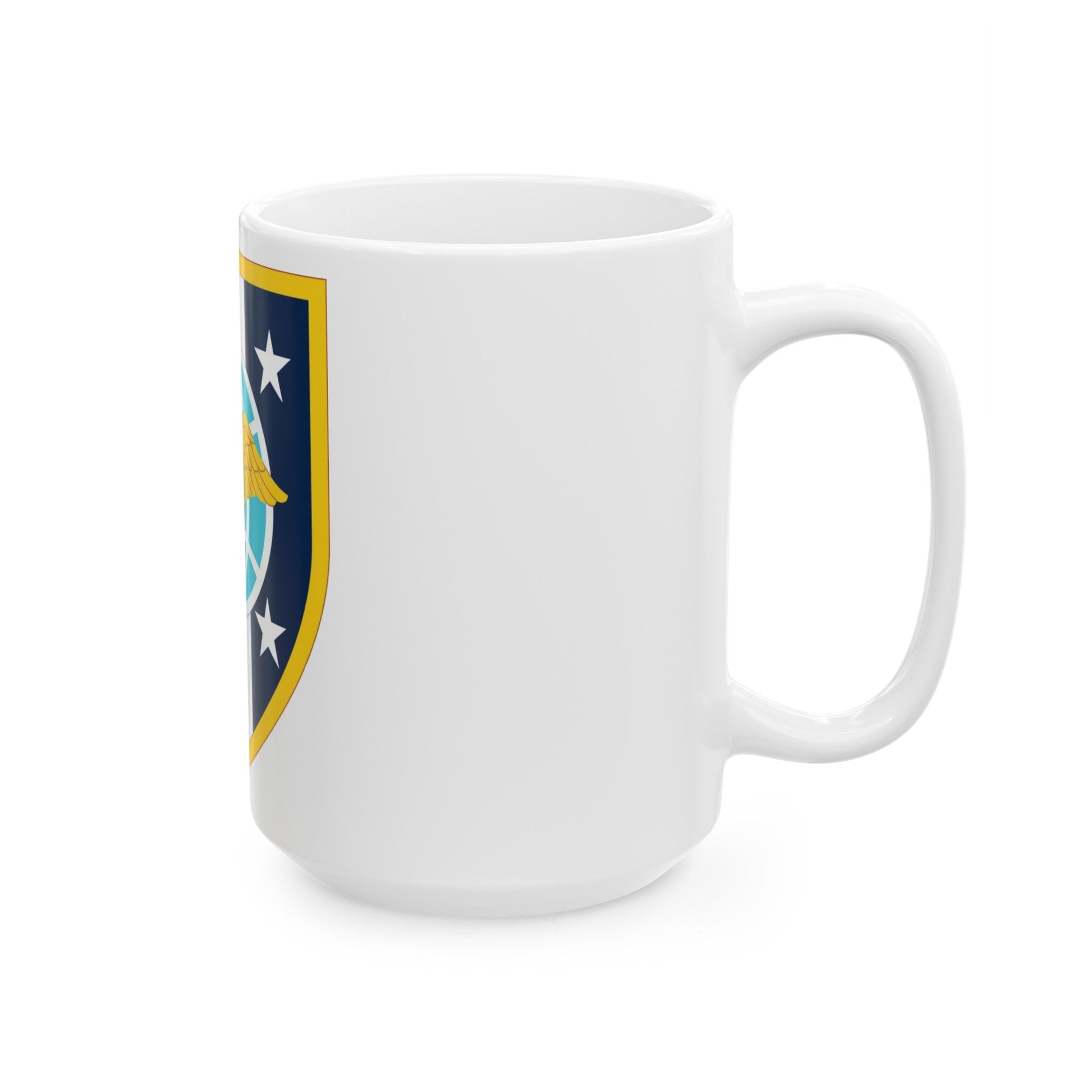 Uniformed Services University of the Health Sciences (U.S. Army) White Coffee Mug-The Sticker Space