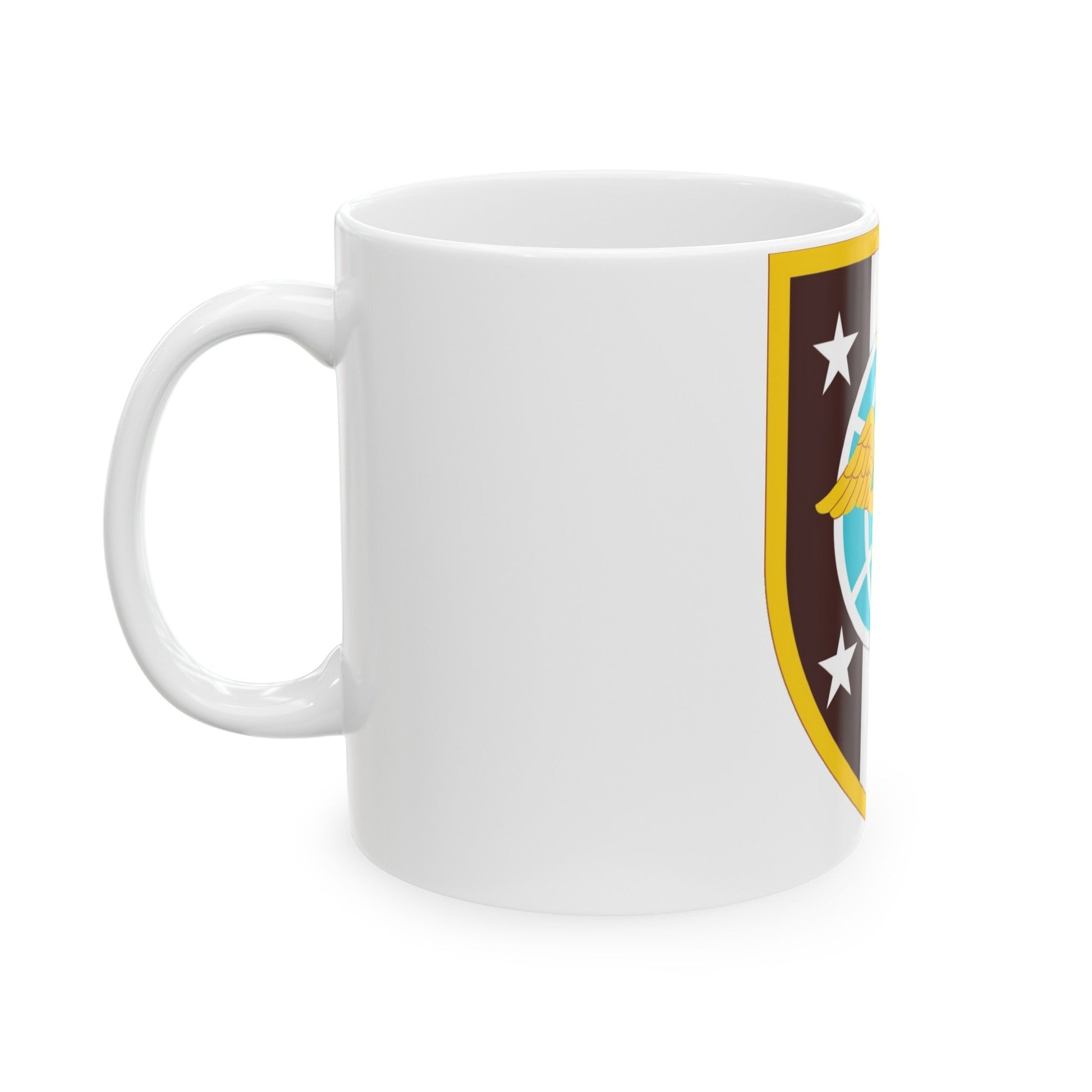 Uniformed Services University of the Health Sciences (U.S. Army) White Coffee Mug-The Sticker Space