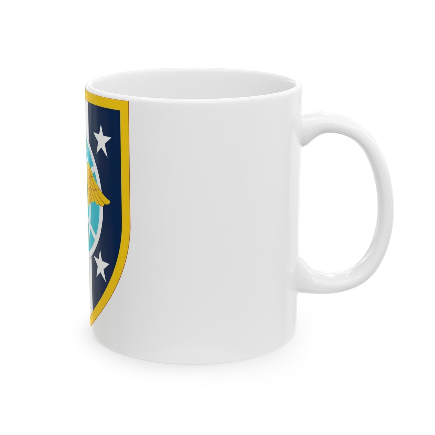 Uniformed Services University of the Health Sciences (U.S. Army) White Coffee Mug-The Sticker Space