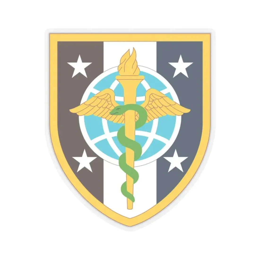 Uniformed Services University of the Health Sciences (U.S. Army) STICKER Vinyl Kiss-Cut Decal 3 Inch Transparent - The Sticker Space