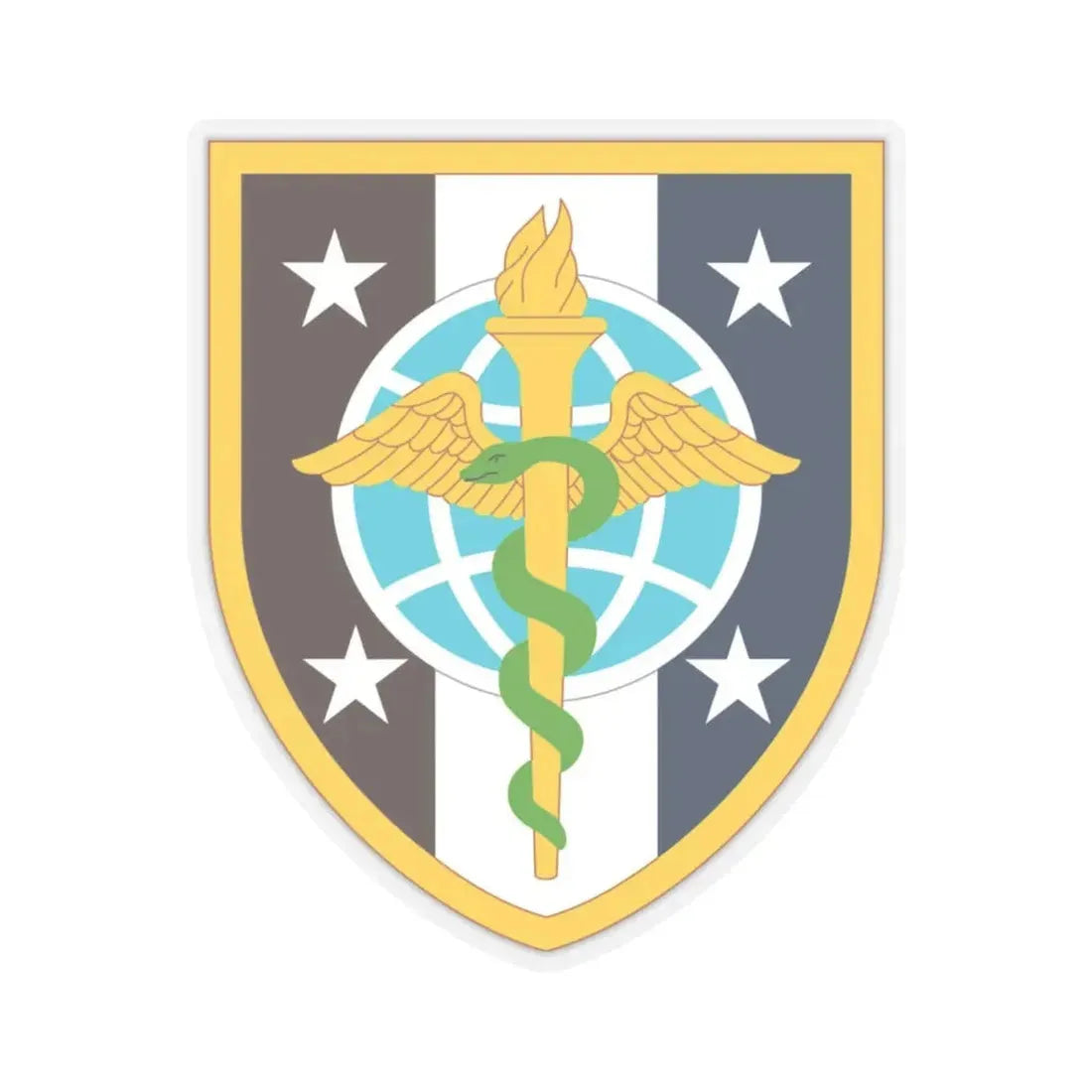 Uniformed Services University of the Health Sciences (U.S. Army) STICKER Vinyl Kiss-Cut Decal 4 Inch Transparent - The Sticker Space