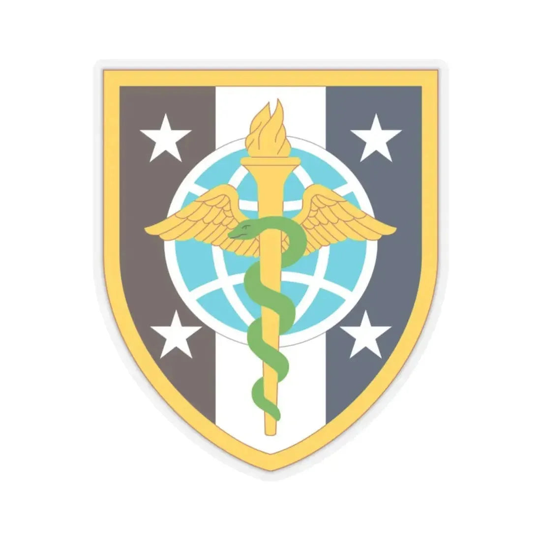 Uniformed Services University of the Health Sciences (U.S. Army) STICKER Vinyl Kiss-Cut Decal 6 Inch Transparent - The Sticker Space