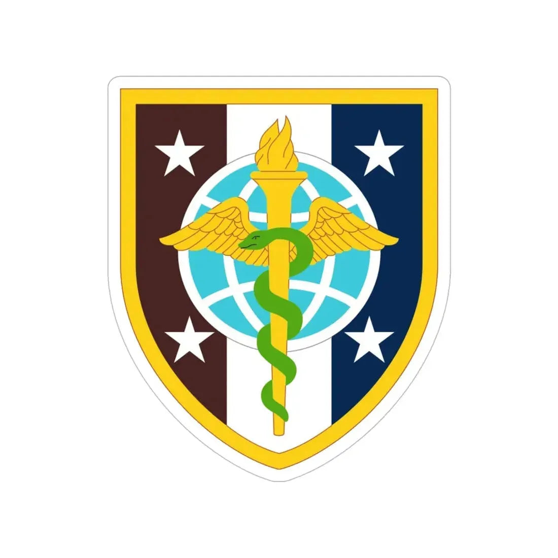 Uniformed Services University of the Health Sciences (U.S. Army) Transparent STICKER Die-Cut Vinyl Decal 5 Inch - The Sticker Space