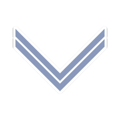 Union Army Infantry Corporal (United States) (Military Rank) STICKER Vinyl Kiss-Cut Decal 2 Inch White - The Sticker Space